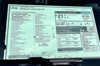 2026 Jeep Wrangler Sport