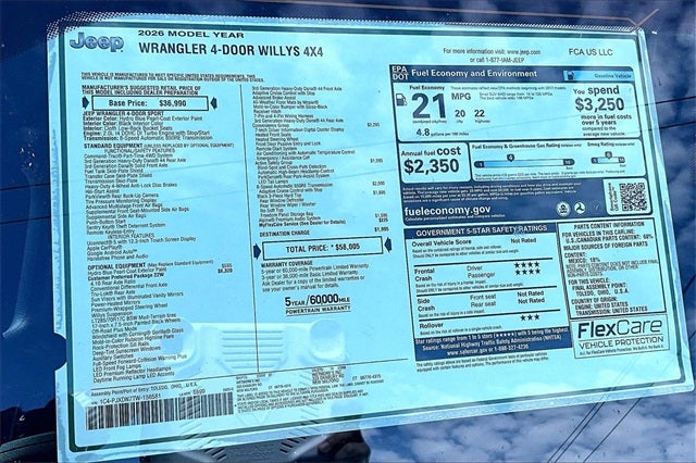 2026 Jeep Wrangler Willys