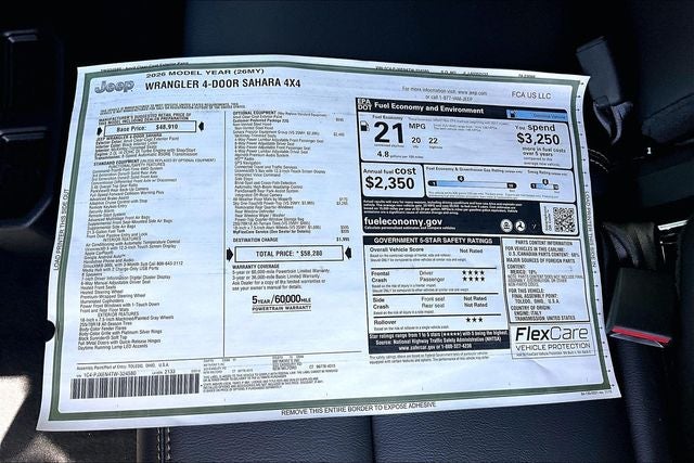 2026 Jeep Wrangler Sahara