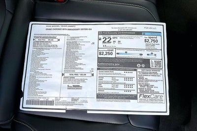 2026 Jeep Grand Cherokee 85th Anniversary Edition
