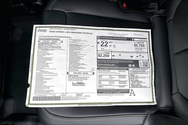 2026 Jeep Grand Cherokee L 85th Anniversary Edition