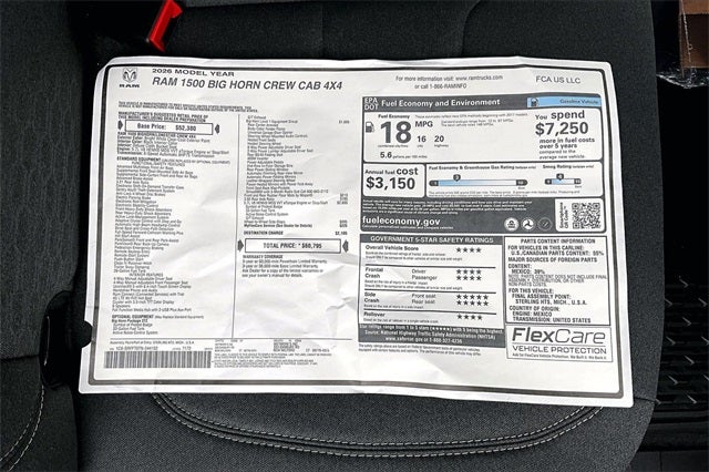 2026 RAM 1500 Big Horn/Lone Star