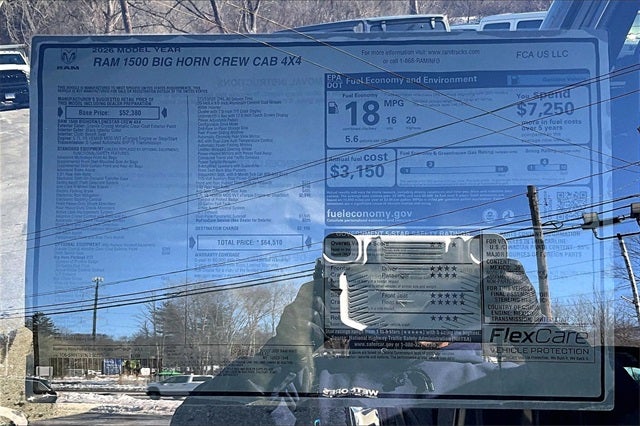 2026 RAM 1500 Big Horn/Lone Star