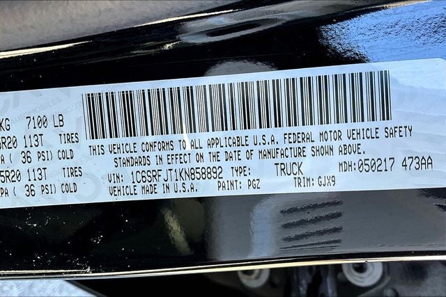 2019 RAM 1500 Laramie