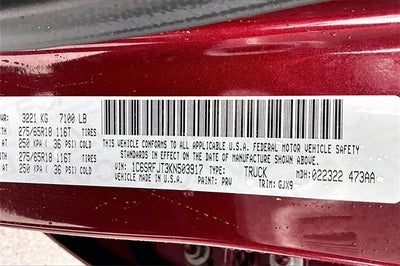 2019 RAM 1500 Laramie