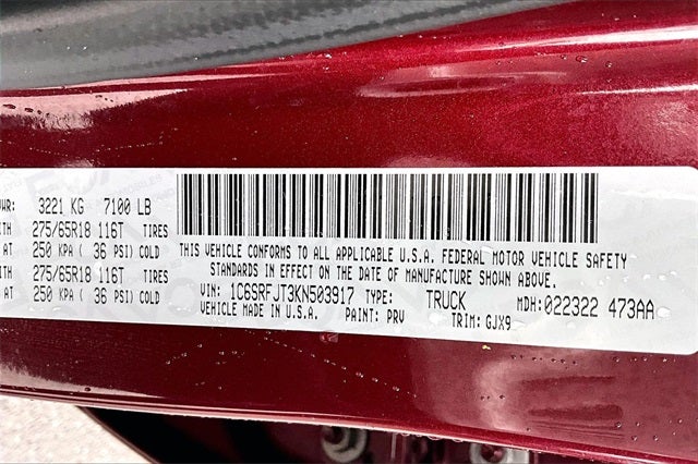 2019 RAM 1500 Laramie