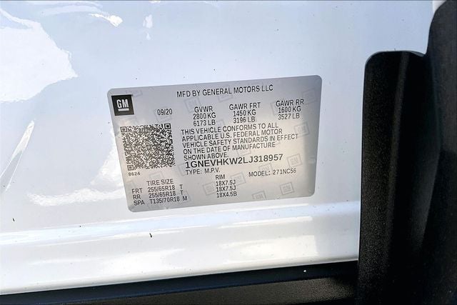 2020 Chevrolet Traverse 3LT