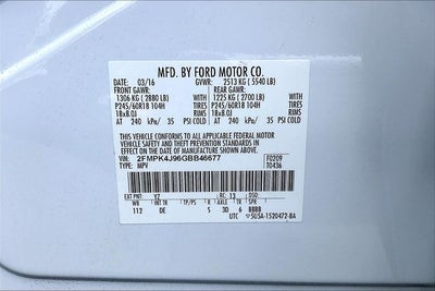 2016 Ford Edge SEL