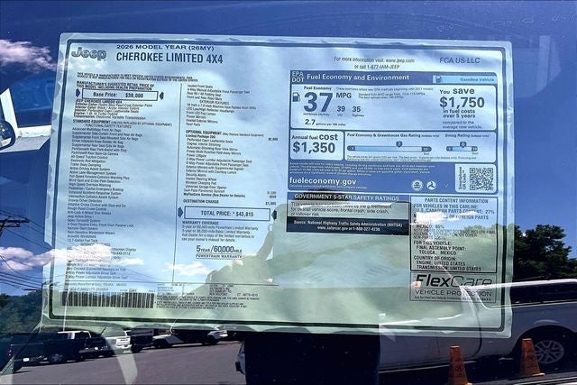2026 Jeep Cherokee Limited