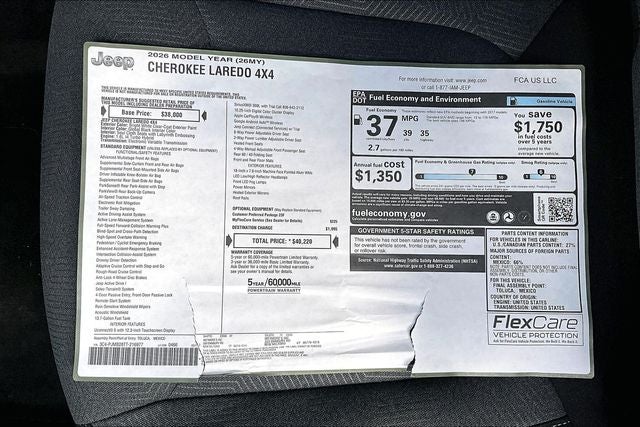 2026 Jeep Cherokee Laredo
