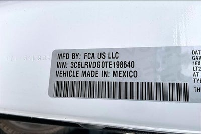 2026 RAM ProMaster 2500 High Roof