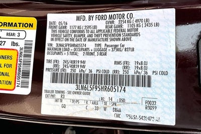 2017 Lincoln MKZ Reserve