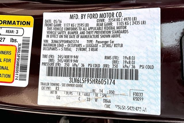 2017 Lincoln MKZ Reserve