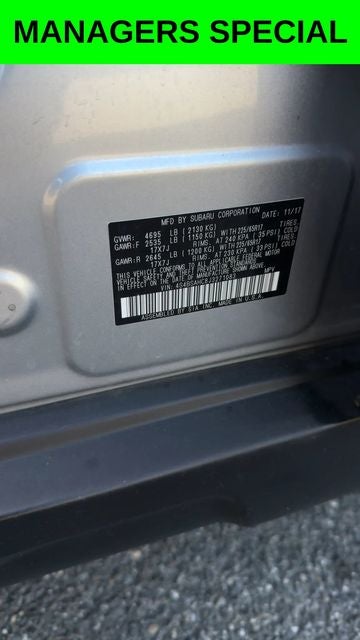 2018 Subaru Outback 2.5i Premium