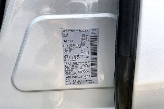 2022 Nissan Pathfinder S