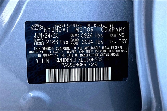 2020 Hyundai Elantra SEL