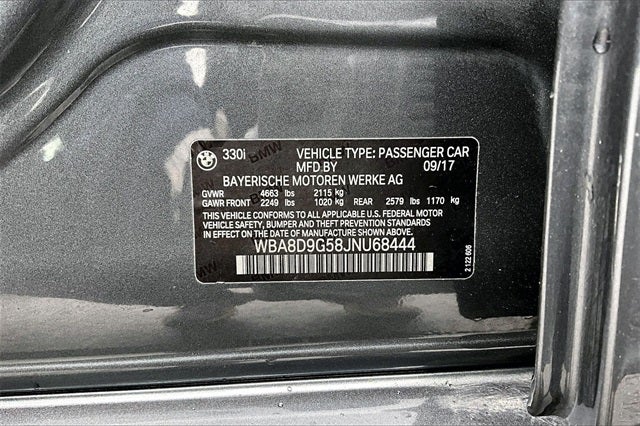 2018 BMW 3 Series 330i xDrive