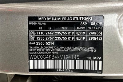 2019 Mercedes-Benz GLC GLC 300 4MATIC®