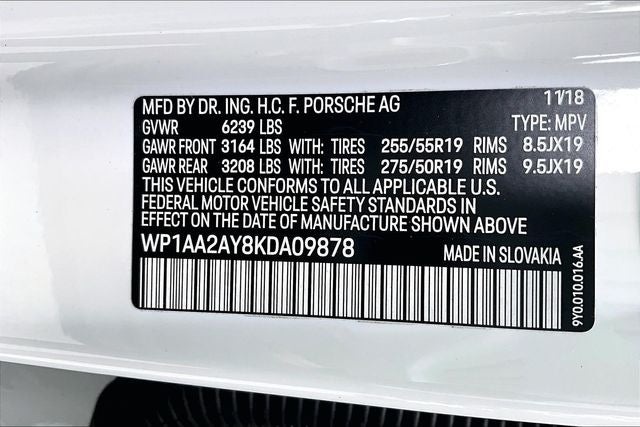 2019 Porsche Cayenne Base