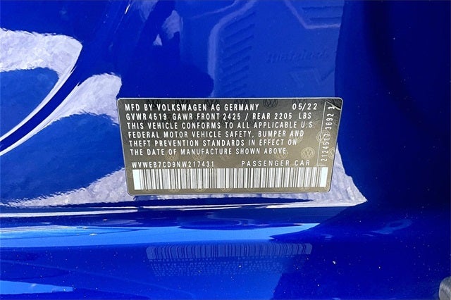 2022 Volkswagen Golf R 2.0T